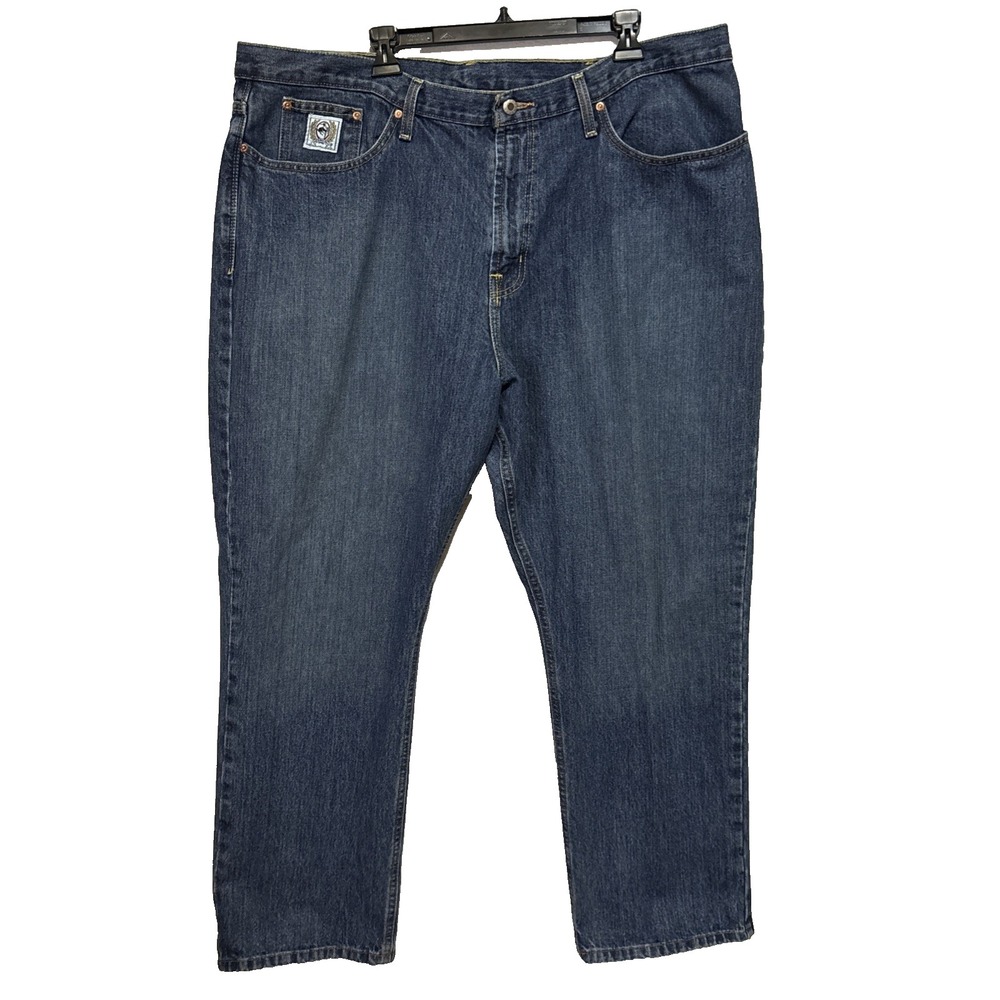 Cinch White‎ Label Med Wash Relaxed Fit Straight Leg Jeans MB92834013 Ind 44x30